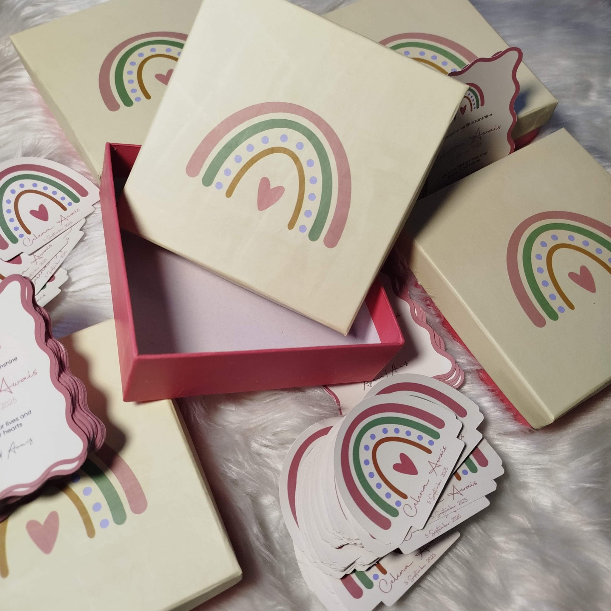 1 kg - 1000gram Hard Sweet Box (8x8x2 inch)