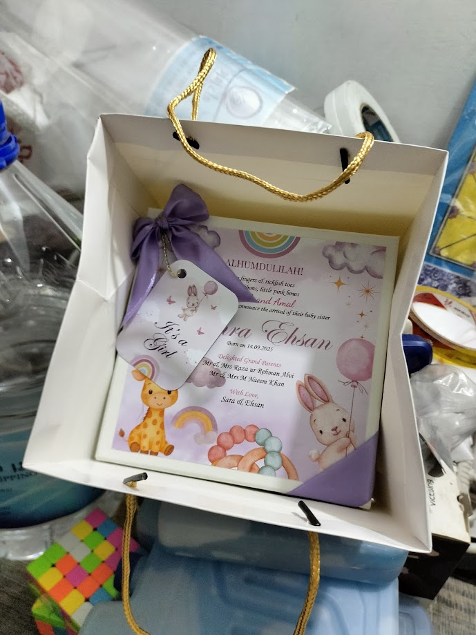 1 kg - 1000gram Hard Sweet Box (8x8x2 inch)